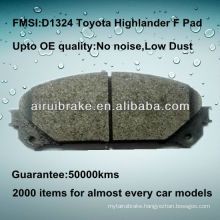 D1324 Toyota Highlander brake pad